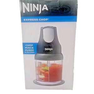Ninja Food Chopper Express Chop With 200-Watt 16-Ounce Bowl For Mince Puree